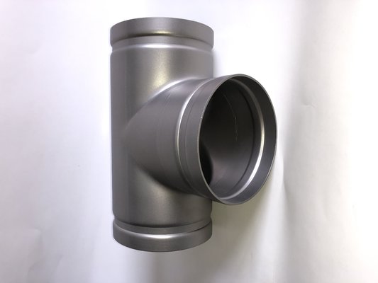 Customized Size Grooved End Pipe Fittings , Grooved Equal Tee Pipe Fitting
