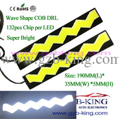 China 19cm W-Shaped 132chip 8.5W COB LED DRL supplier
