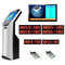 Bank/Hospital/Clinic/Pharmacy Queue Ticketing Kiosk System with 19 inch Token Number Ticket Dispenser supplier