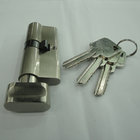 70mm Euro Profile Single Brass Cylinder with 3 brass normal keys  SN color