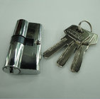 60mm Double Zinc Cylinder with 5 iron computer keys  CP color