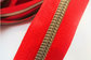High Quality 3#4# 5# 8# Gold and Silver Teeth Nylon Zipper For Garment and Bags supplier