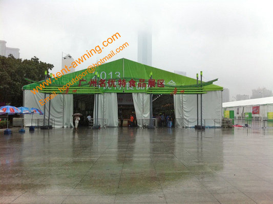 China Temporary Exhibition Tent  Aluminum Clear Span Large Trade Show  Marquee 30x60m supplier