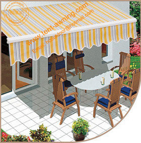 China Outdoor Manual or  Motorized Remote Control Retractalbe Awning supplier