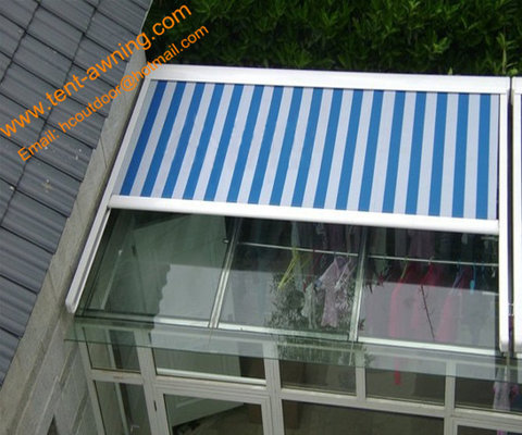 China Customized Retractable Sunshade Motorized  Roof Awning for Conservatory supplier