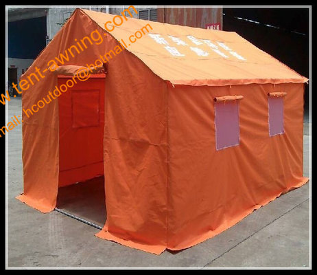 China Multifunction Emergency Refugee Steel Frame  Waterproof  Family  Relief Tent supplier