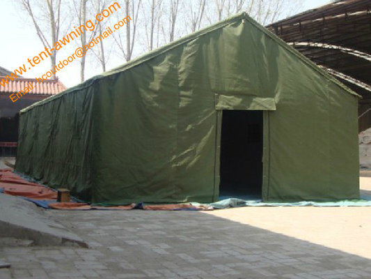 China 5x8m Waterproof Canvas  Emergency Disaster Refugee Big Relief Tent supplier