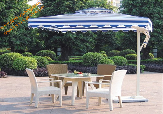 China Square UV Protection Waterproof Aluminum Side Stand Patio Umbrella supplier