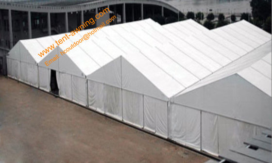 China Temporary  Outdoor Warehouse Tent, PVC Waterproof Aluminum Storage Tent supplier