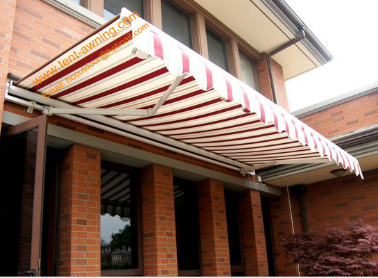 China Aluminum Retractable Motorized  Remote Control Awning  for Outdoor Patio and Balcony supplier