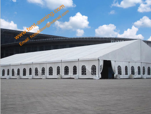 China Wind Resistant 100km/h Workshop Tent Aluminum Structure Waterproof Marquee Tents supplier