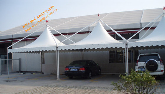 Outdoor UV Resistance Fireproof  Powder Coated Steel Gazebo Parking Tent supplier