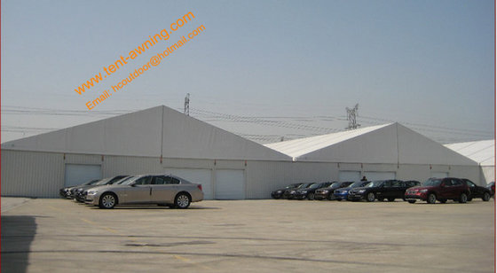 Durable Industrial Storage Tent Aluminum Structure Waterproof  Wind Resistance supplier