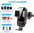 Wireless Car Charger Mount [Auto Clamping],  Windshield Dash Air Vent Phone Holder for iPhone 12 11 Pro Xs XR supplier