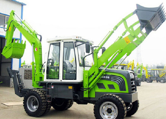 China Hydraulic Heavy Equipment Small Tractor Backhoe Loader Rated Load 2000 kg supplier