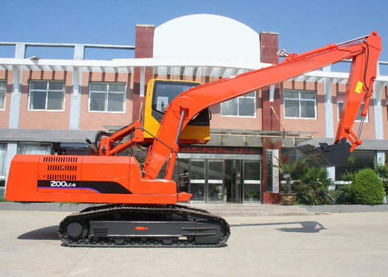 China Agricultural Hydraulic Wheel Excavator Digging Machine 6330mm Radius supplier