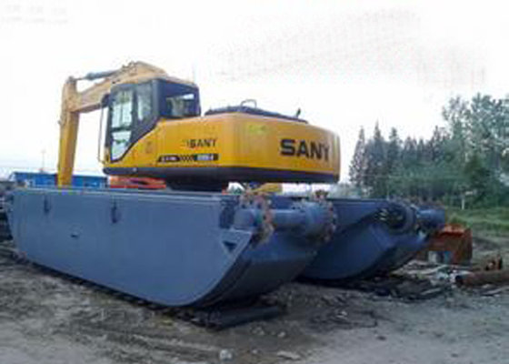 China Water Land 37 Tons Long Arm Soft Terrain Excavator 0.7 m3 Bucket Capacity supplier