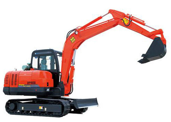 China 0.4 CBM Bucket Operating Weight 7100 KG Crawler Excavating Equipment With Hydraulic Hammer supplier