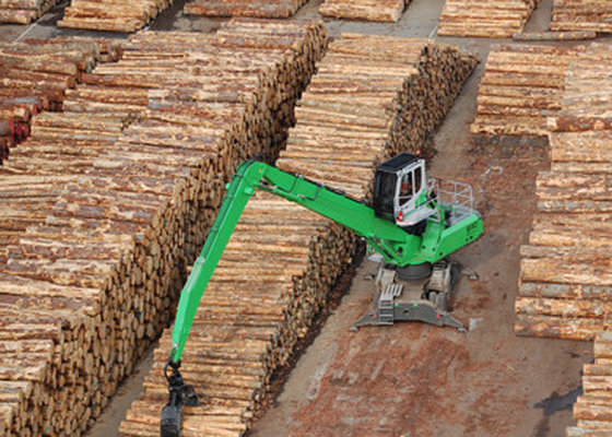 China Timber / LOG Handler Excavator Industrial Material Handling Equipment supplier