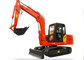 Low Noise Rock Type Bucket Small Wheeled Excavator With Air Conditioner supplier