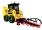 Front Bucket Track Hydraulic Skid Steer With Ditching Machine Grab Fork supplier