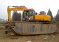 Operating Weight 33000 Kg Amphibious Excavator Machine For River Channel supplier