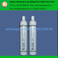 China sulphur hexafluoride msds/ SF6 gas 99.999% SF6 gas supplier