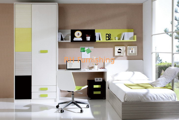 Comfortable Teenagers/Single Bedroom Furniture Set supplier