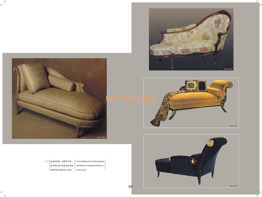 Hotel Furniture,Classical Chaise Lounge Sofa supplier