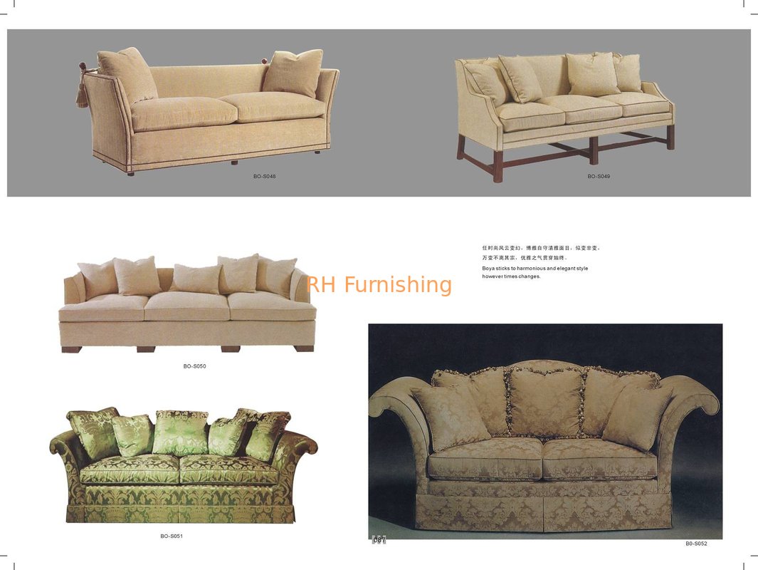 Hotel Furniture,Wooden/Fabric Sofa supplier