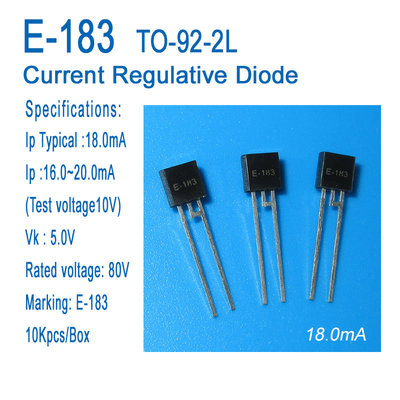 China DIODE Current Regulative Diode E-183 TO-92-2L 18.0mA CRD supplier