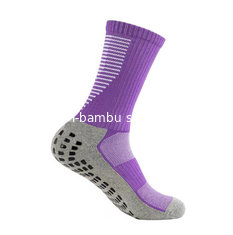 China custom made anti slip grip crew football sports socks supplier