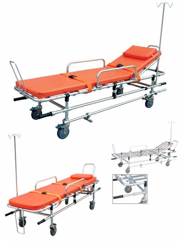 Aluminum alloy ambulance stretcher