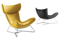 Imola Chair with ottoman by Henrik Pedersen made by wool fabric or leather, Imola lounge chair,Imola leather chair