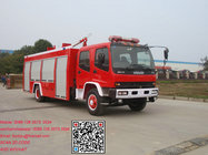 Isuzu fvr fire engine for sale 240hp powerful engine water tanker fire truck