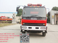 Isuzu fvr fire truck 4x2 6m3 fire fighting sprinklers
