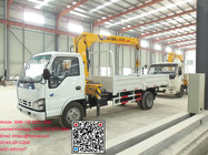 Isuzu 600p New Lorry Truck With Crane For Sale