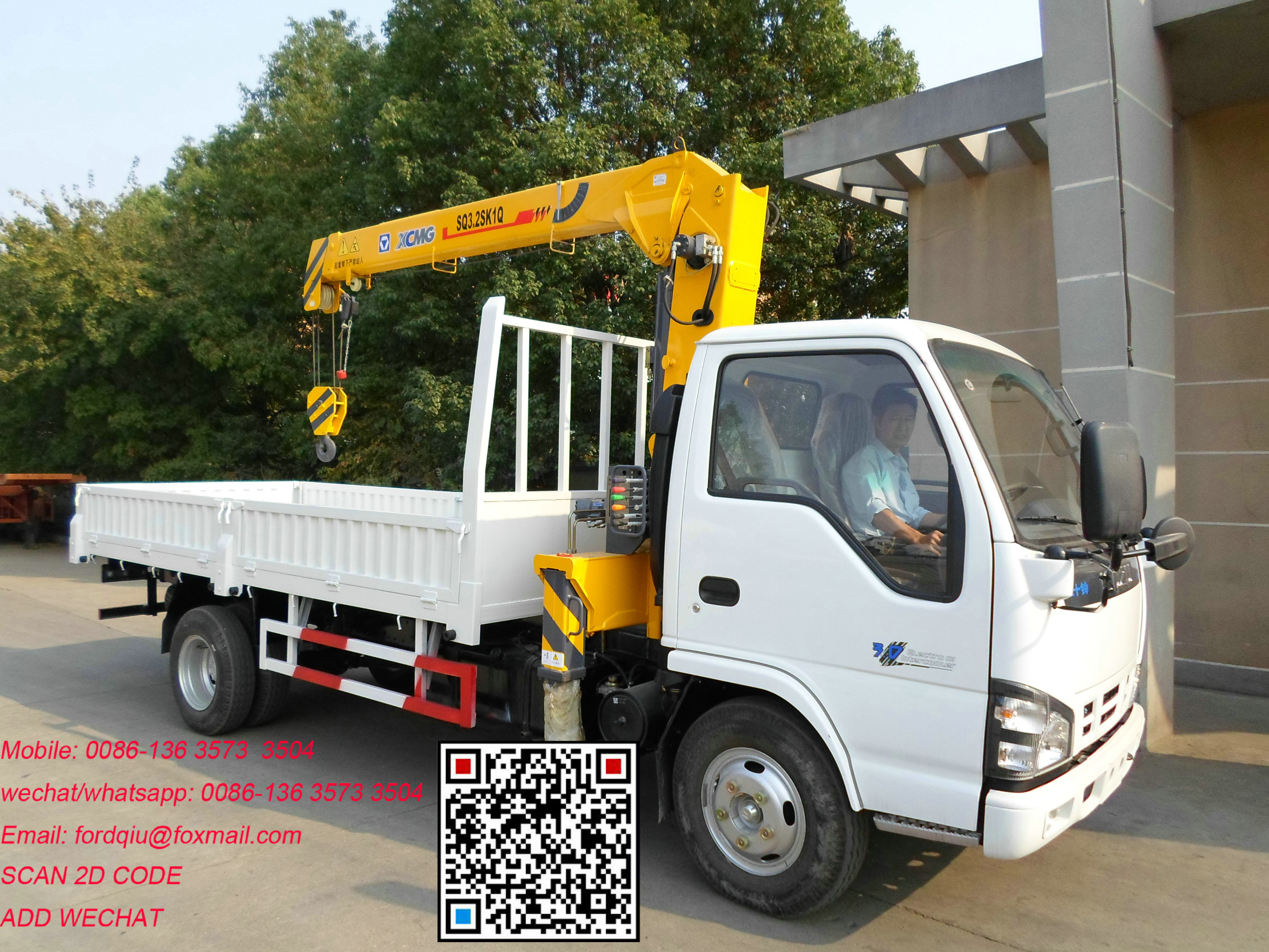 New Truck With Crane Xcmg Crane 3.2Tons