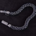 Retro Handmade 925 Sterling Silver Rope Chain Mens Bracelet(060670)