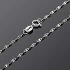 18K White Gold Twist Link Chain Necklace 18 inches for Women  (NG019)