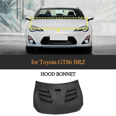 Carbon Fiber Hood For Toyota GT86 2017-2020 Subaru BRZ Coupe 2-Door 2013-2020