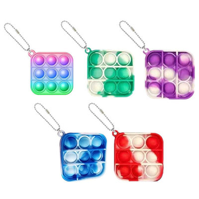 Mini Pop Fidget Sensory Toy Set,Autism Special Needs Stress Reliever and Anti-Anxiety Toys,Silicone Squeeze Sensory Toy