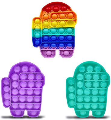 Pop Push it Sensory Toys Push Sensory Toys can Relieve Stress. Special Multi Shaped Toys Suitable for All Ages Decompres