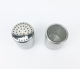 Factory supplier simple design pretty stainless steel metal powder shaker