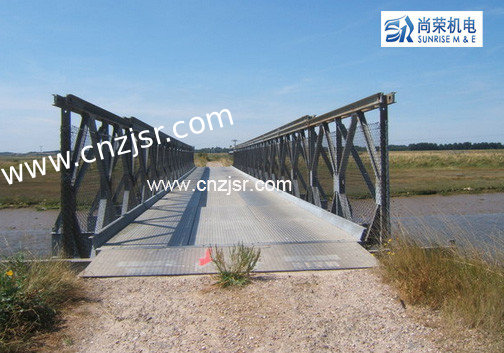 Galvanized Steel bailey bridge ,ZB200 ,Double Lane,span 9~60m supplier