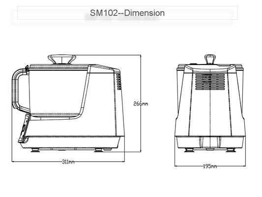 SM102 mini soup maker supplier