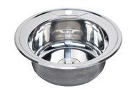 Tajikistan cutting board kitchen stainless steel round bowl water tank