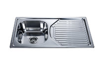 WY-86435 buy single item  stainless steel kitchen sink with drain board