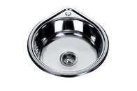 hot sell oval shaped single bowl polish kitchen cabinet sink stainless steel
