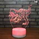3D Optical Illusion Visual Light 7 Colors Touch Table Desk night light projector kids